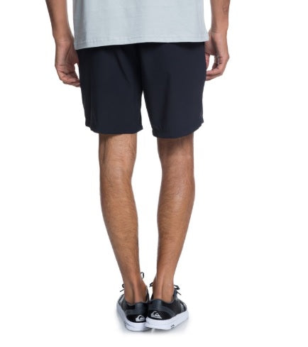 Quiksilver Waterman Rapid Tech 17" Hybrid Elastic Shorts Black