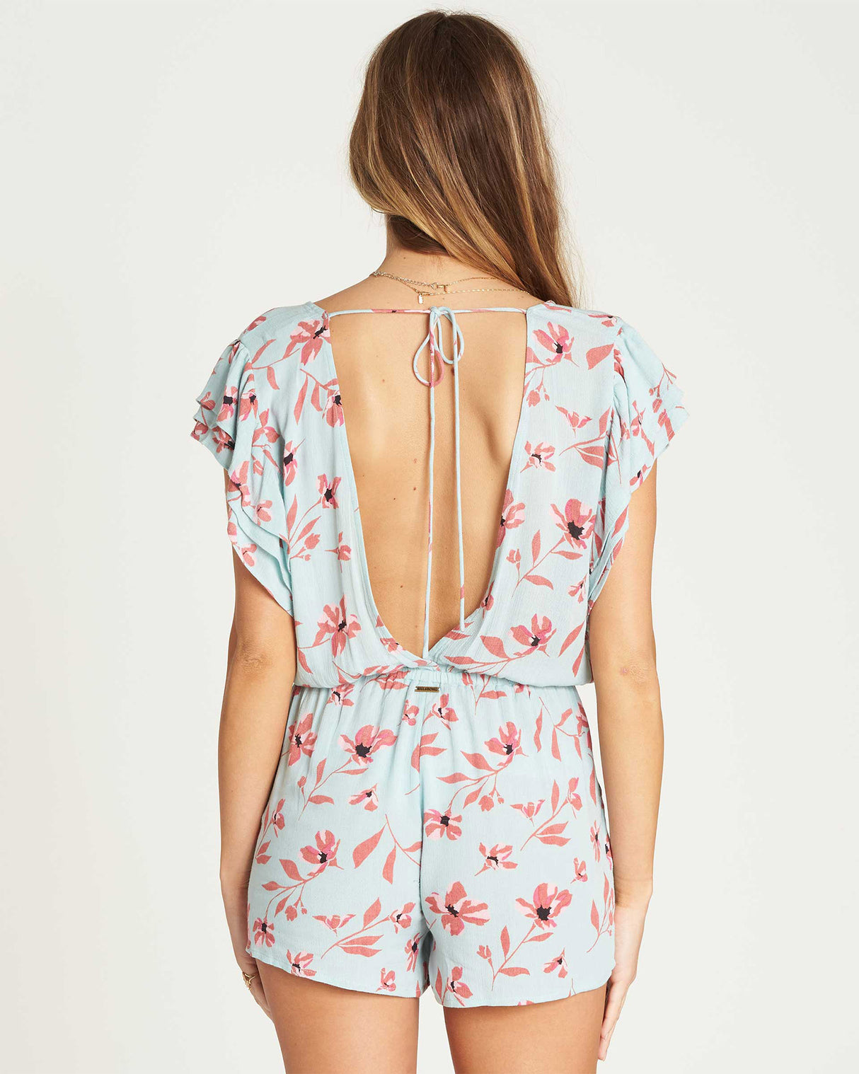 Billabong Ruffled Up Cover Up Beach Glass M