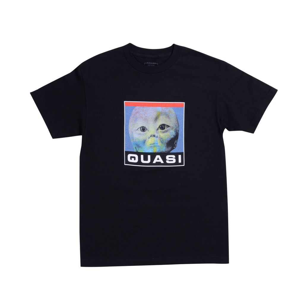 Quasi Spaced Tshirt Black S