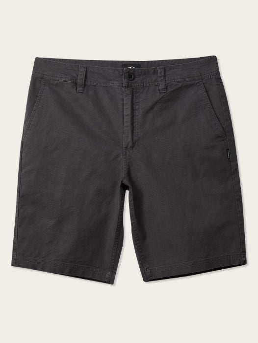 Oneill Jay Stretch Chino Shorts Dark Charcoal