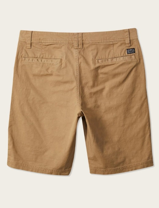 Oneill Jay Stretch Chino Shorts Khaki 30