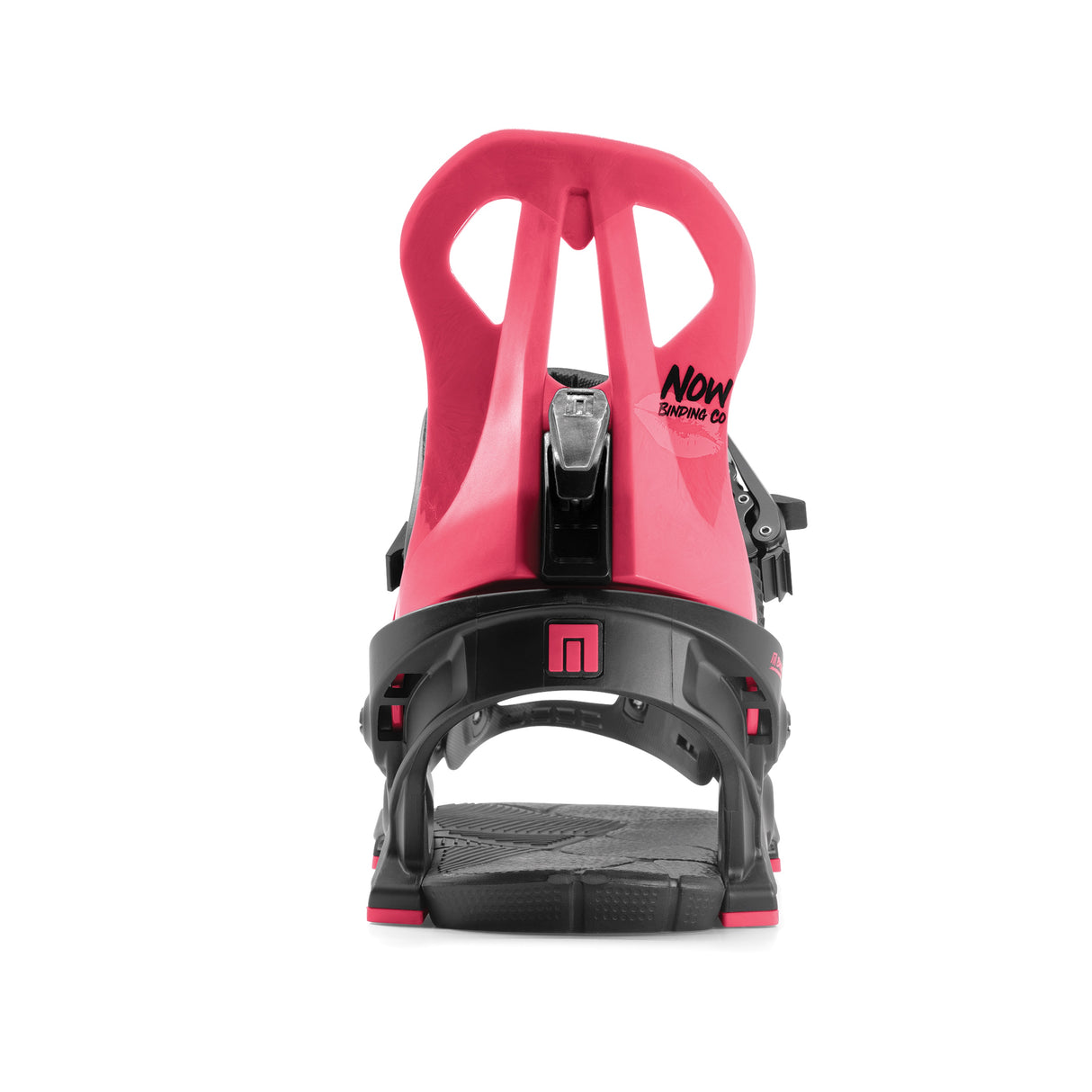 NOW Brigada Womens Snowboard Bindings Ruby Pink Black