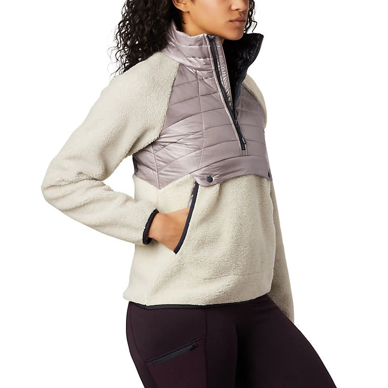 Mountain Hardwear Altius Hybrid Pullover Jacket Womens Mystic Purple L