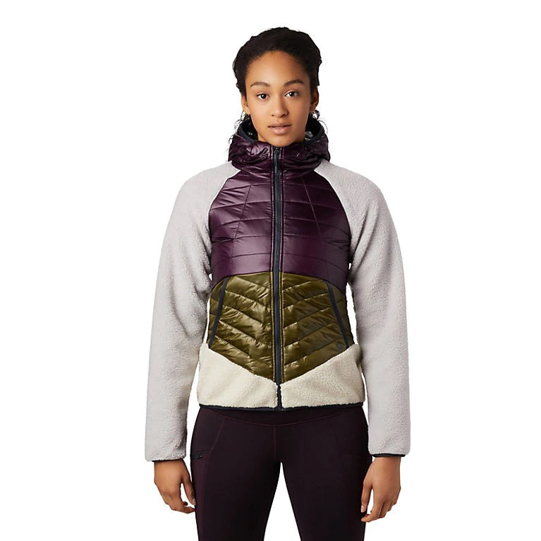 Mountain Hardwear Altius Hybrid Hoody Womens Darkest Dawn M