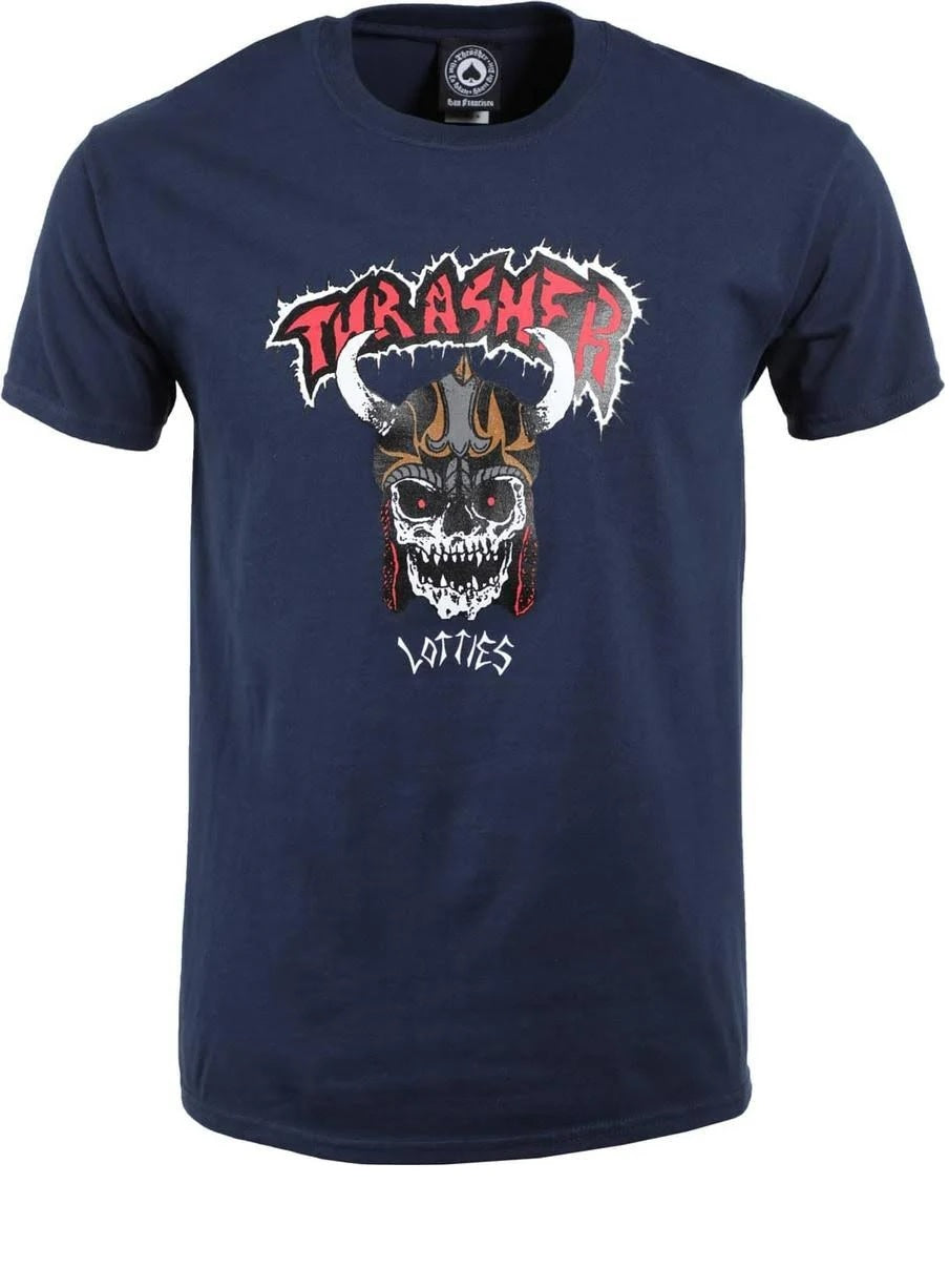 Thrasher Lotties Tshirt Navy S