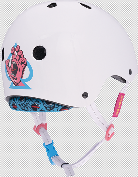 PROTEC CERTIFIED LOW PRO HELMET S/M-SANTA CRUZ WHITE