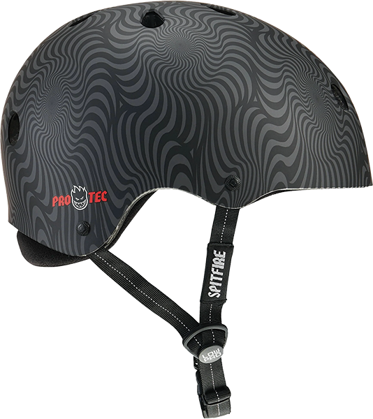 PROTEC(CPSC) LOW PRO HELMET L/XL-SPITFIRE BLK SWIRL