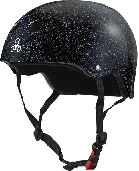 TRIPLE 8 CERTIFIED SWEATSAVER XS/SMALL BLACK GLITTER