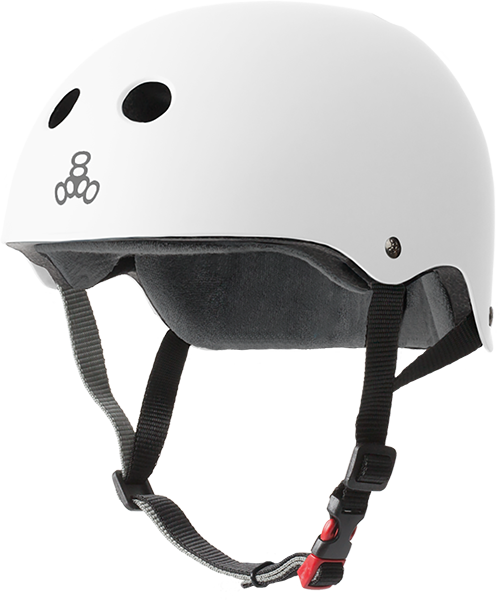 TRIPLE 8 CERTIFIED SWEATSAVER S/MEDIUM WHITE RUBBER