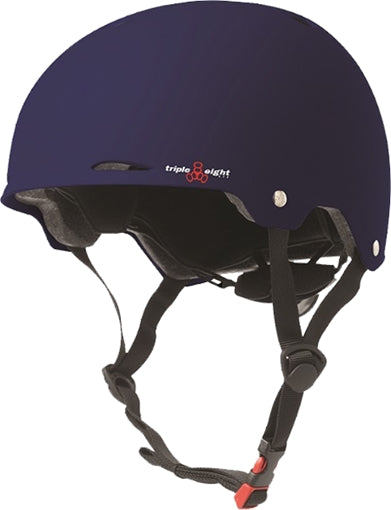 TRIPLE 8 GOTHAM SKATE HELMET XS/S-BLUE MATTE RUBBER CERTFIED/astm