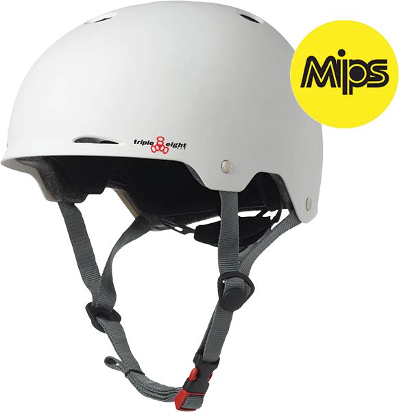 TRIPLE 8 GOTHAM MIPS DUAL-CERT HELMET S/M-MATTE WHITE