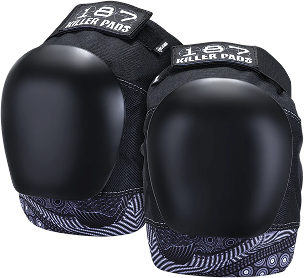 187 PRO KNEE PADS JR-KEEGAN PALMER BLK/BLK