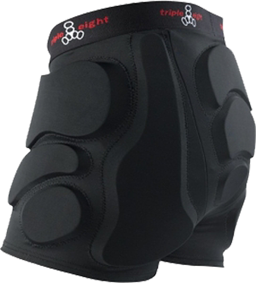 TRIPLE 8 ROLLER DERBY BUMSAVER S-BLACK