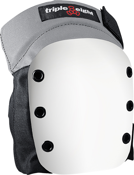 TRIPLE 8 STREET KNEE PAD XSMALL BLACK W/WHT CAP