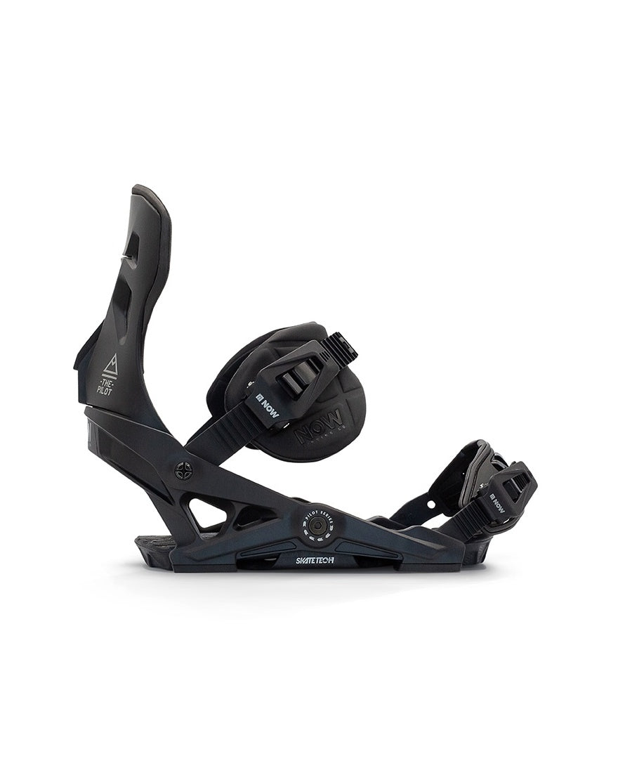 NOW Pilot Snowboard Bindings Black Black L
