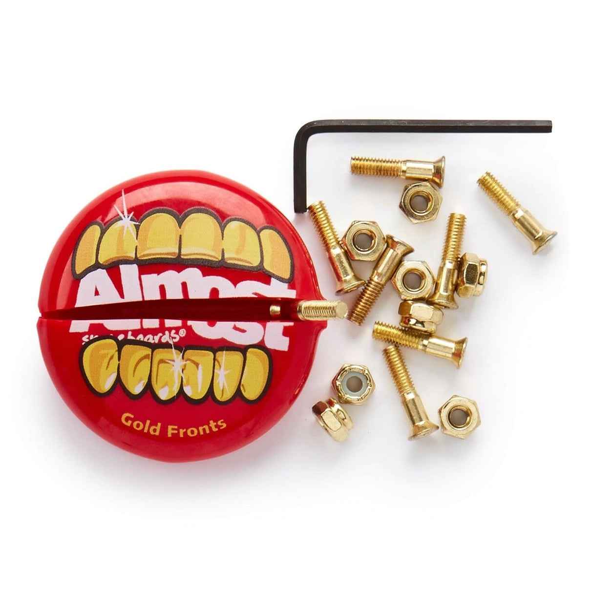 Almost Gold Nuts and Bolts Allen Red Gold 7/8inch