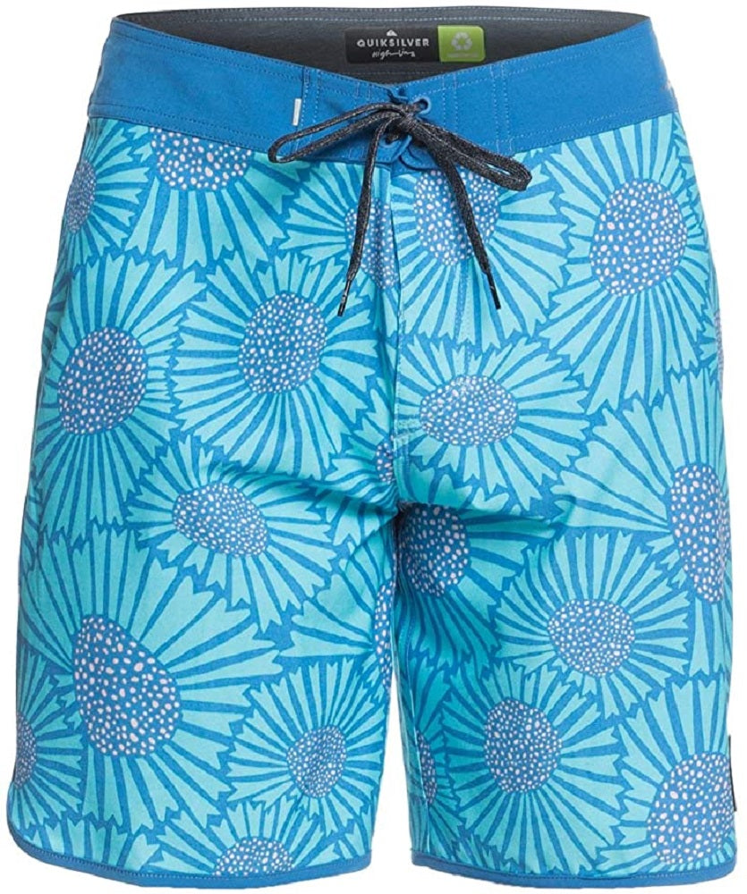 Quiksilver Party Wave Trunks Blue Pink 33