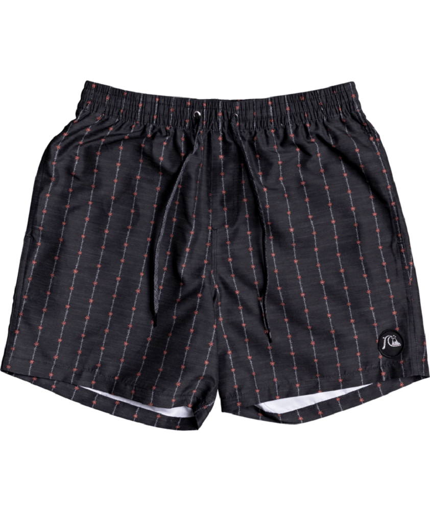 Quiksilver Dose Volley Shorts Black Red L
