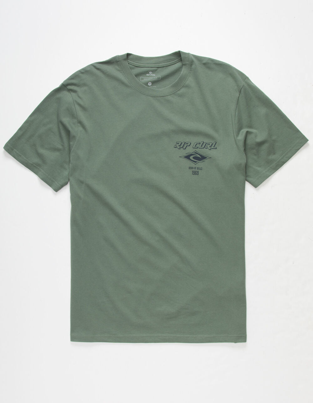 Rip Curl Fade Out Icon Tshirt Green
