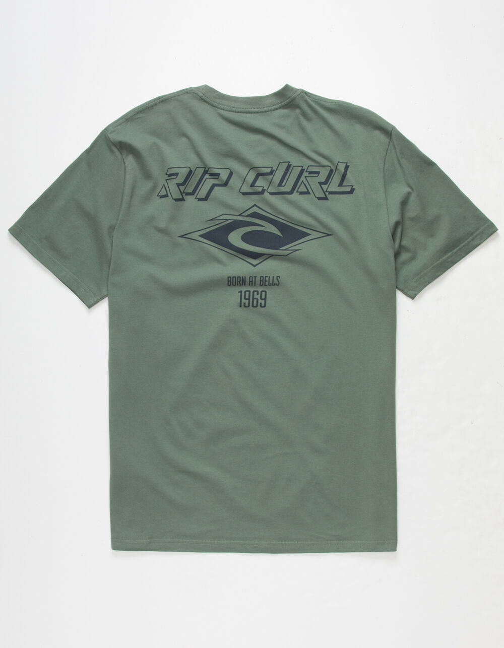 Rip Curl Fade Out Icon Tshirt Green S