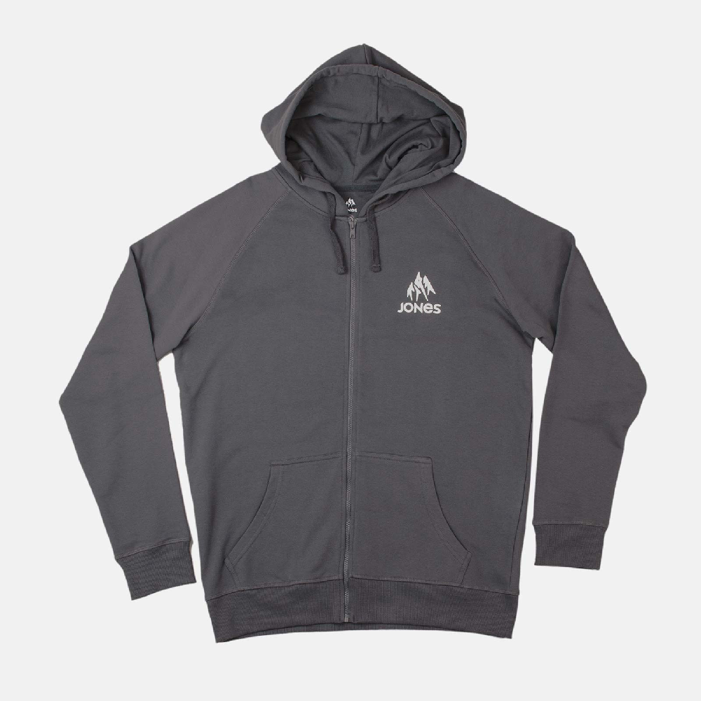 Jones Truckee Zip Hoodie Dark Gray M