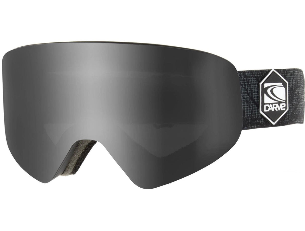 Carve Infinity Snow Goggles Matte Black Silver OneSize