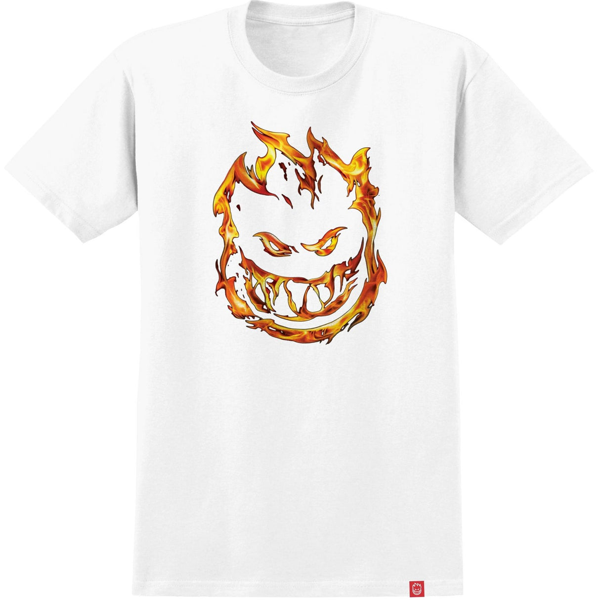 Spitfire 451 SS Tshirt White Fire