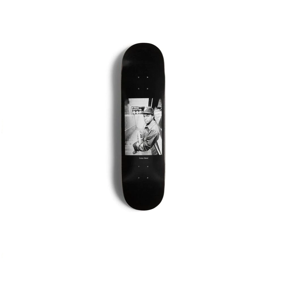 Color Bars Ice Cube LA to NY Skateboard Deck Black 8.25