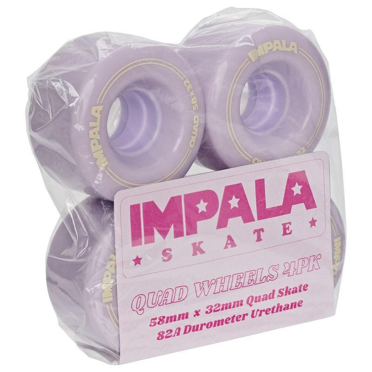 Impala Skate Wheels Set Lavender 58mm82a
