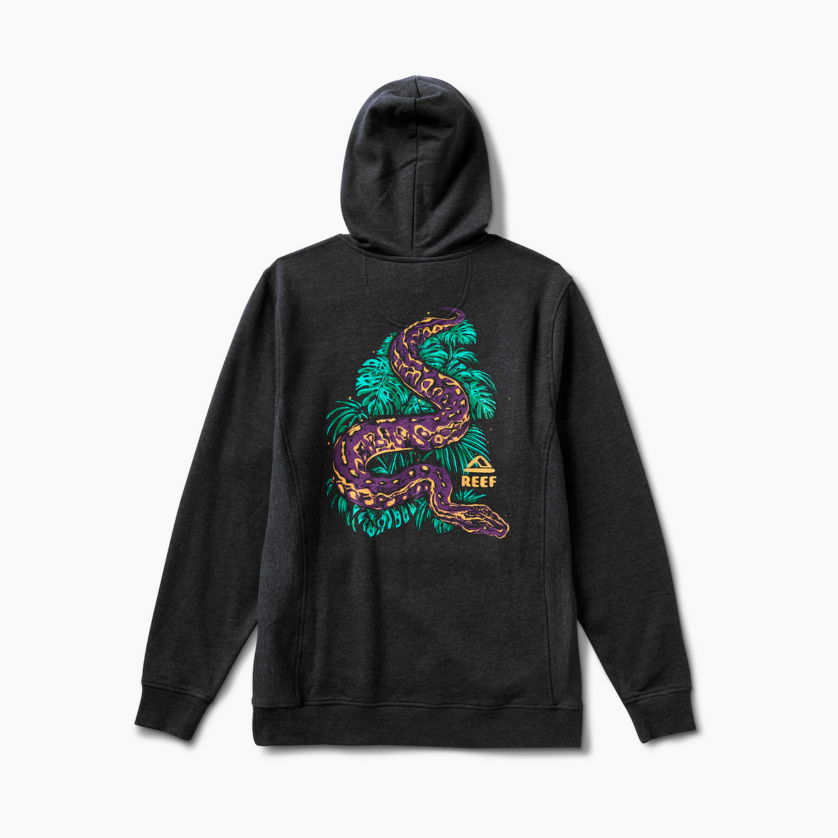 Reef Pima Pullover Hoodie Mens Charcoal S