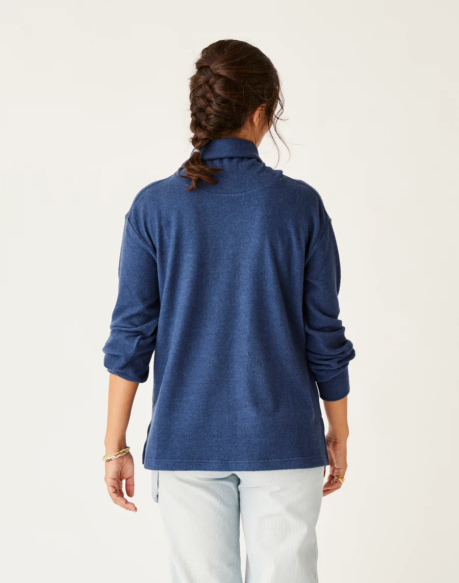 Carve Designs Cove Super Soft Cowl Navy Heather