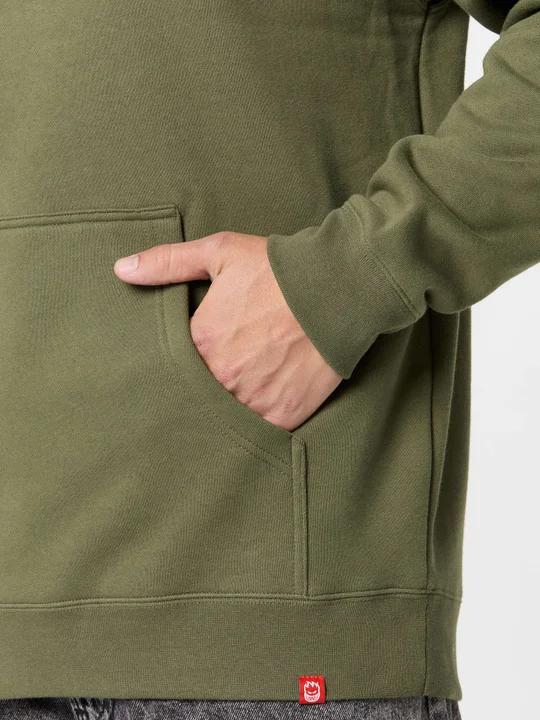 Spitfire Venom Hoodie Olive Red