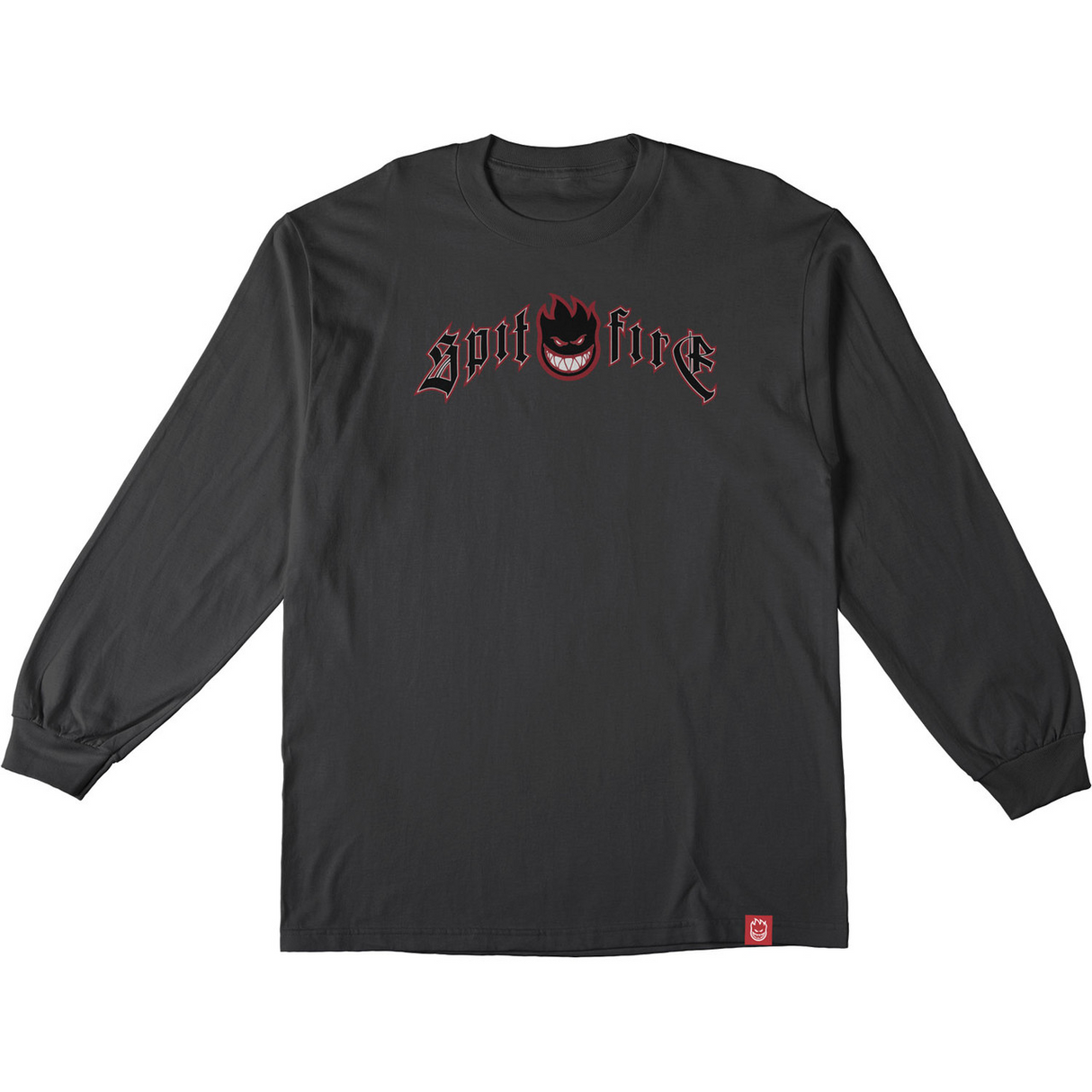 Spitfire Immortal Fire Longsleeve Tshirt Black Red M