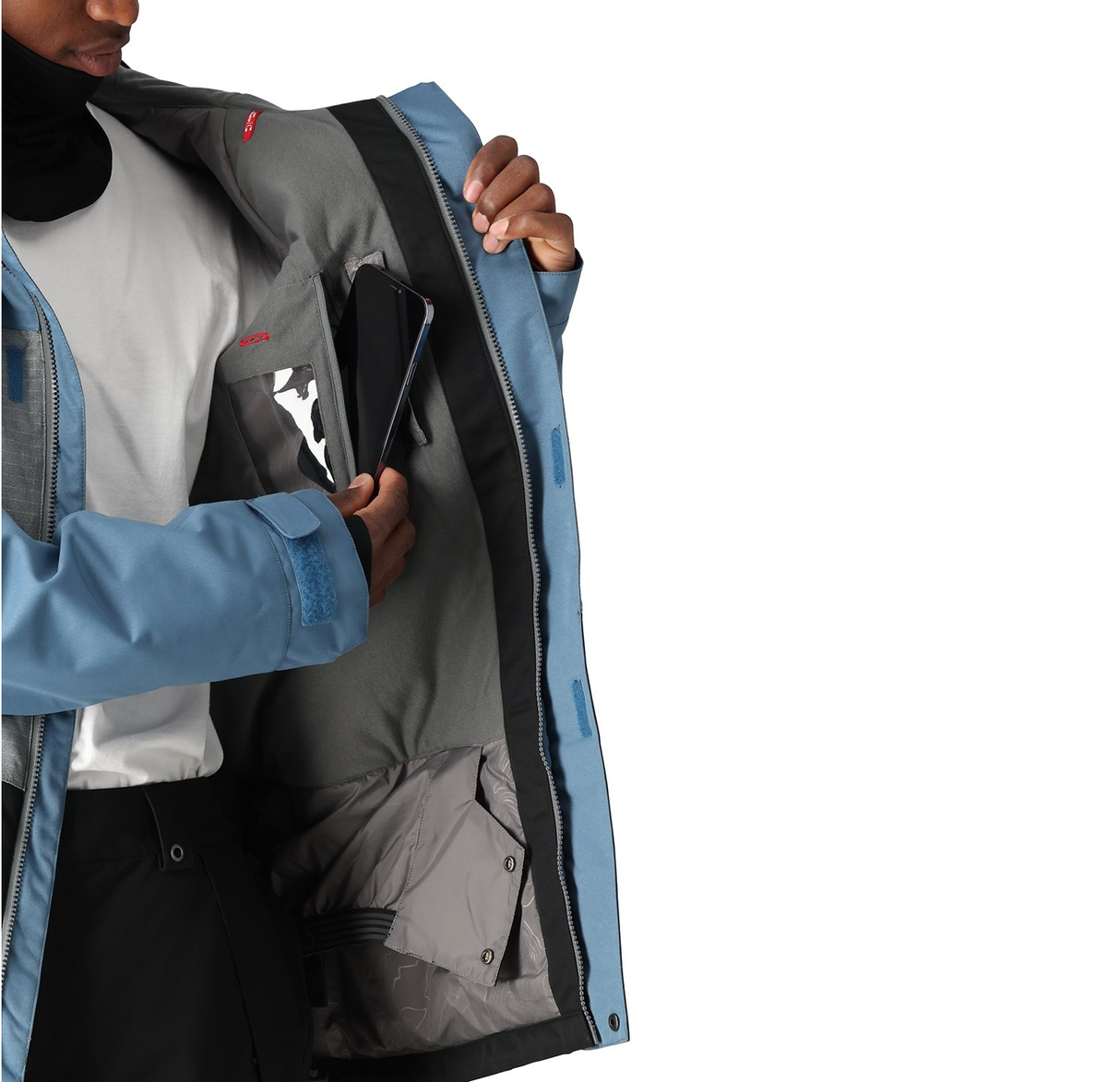 686 Geo Insulated Jacket Mens Stellar Blue