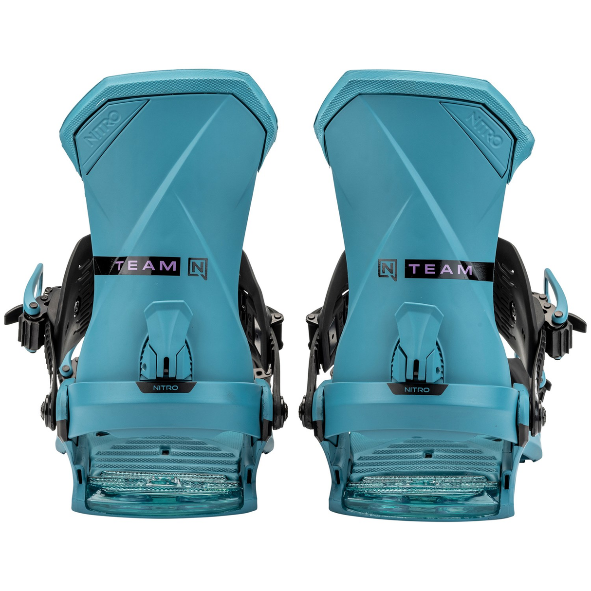 Nitro Team Snowboard Binding Midnight Turqoise Large