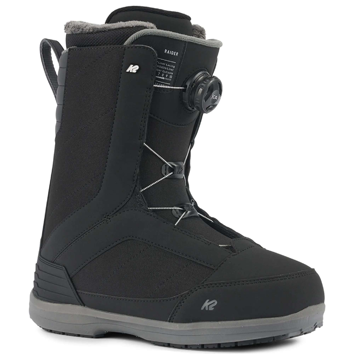 K2 Raider Snowboard Boots Mens 2026 Black Grey 13