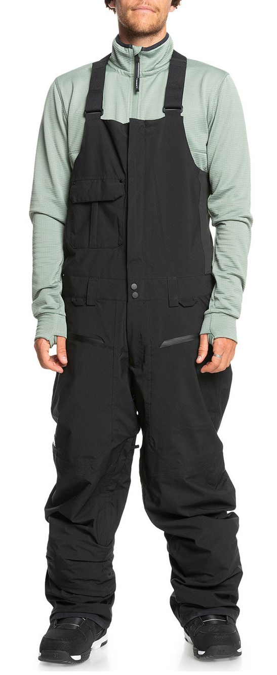 Quiksilver Utility Bibs Mens Black L
