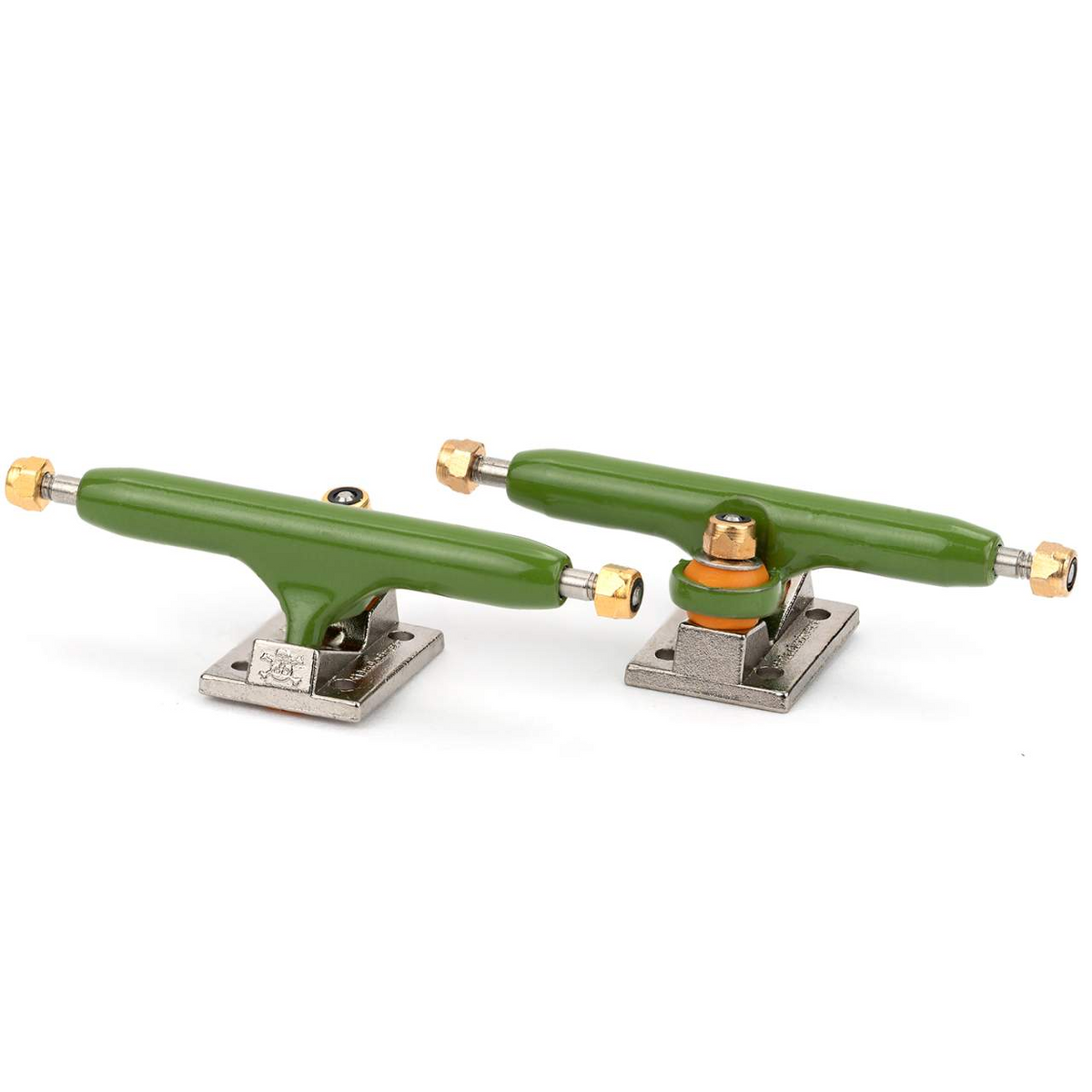 Blackriver Pro Fingerboard Trucks BRTs 3.0 Silver Green 34mm