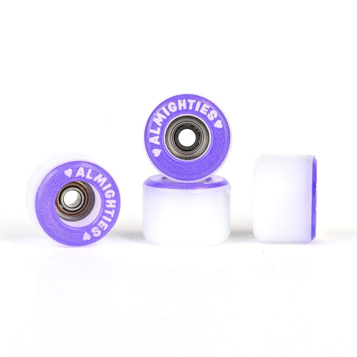 Blackriver Almighties Pro Fingerboard Wheels Set Purple 7.6mm