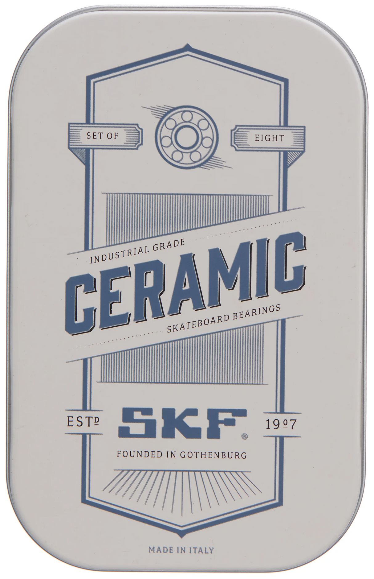 SKF Ceramic Skate Bearings Black 8 Pack