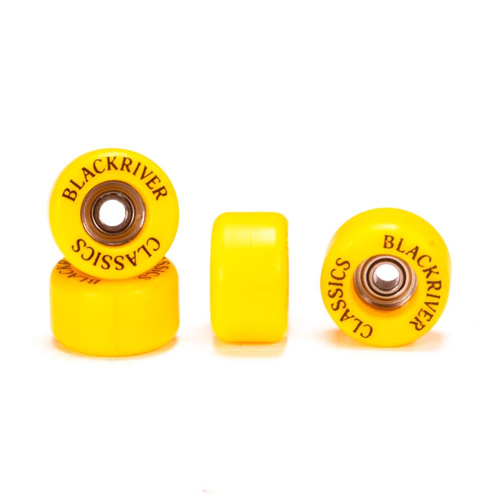 Blackriver Classics Pro Fingerboard Wheels Set Yellow 7.5mm