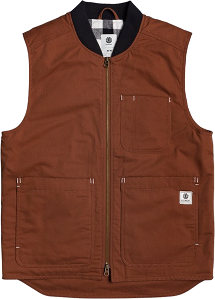 ELEMENT CRAFTMAN VEST SMALL TORTOISE SHELL