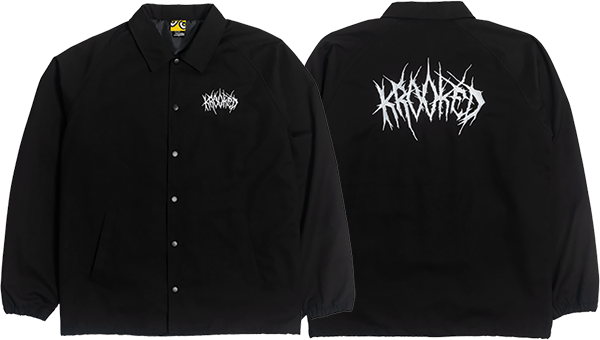 KROOKED NECRO SKRIPT JACKET MEDIUM-BLK/WHT