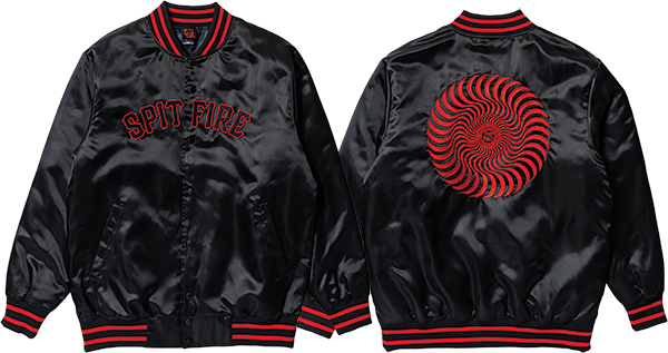 SPITFIRE SPITBALL JACKET SMALL BLACK/RED