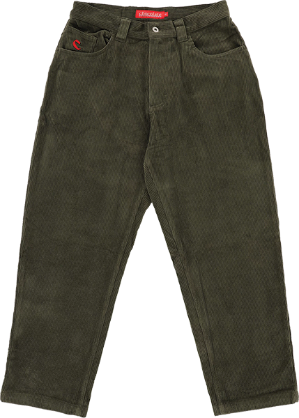 CHOCOLATE CORD PANTS 34 OLIVE