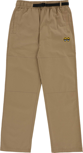 KROOKED EYES RIPSTOP DBL KNE PANT LARGE KHAKI/YEL