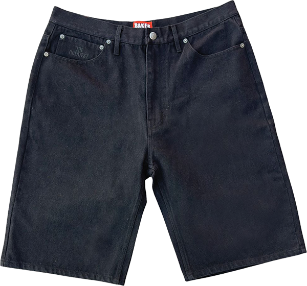 BAKER WARNER JEAN SHORTS 38-BLACK