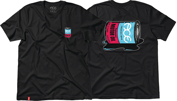 ACE OIL SPILL SS TSHIRT XLARGE BLACK