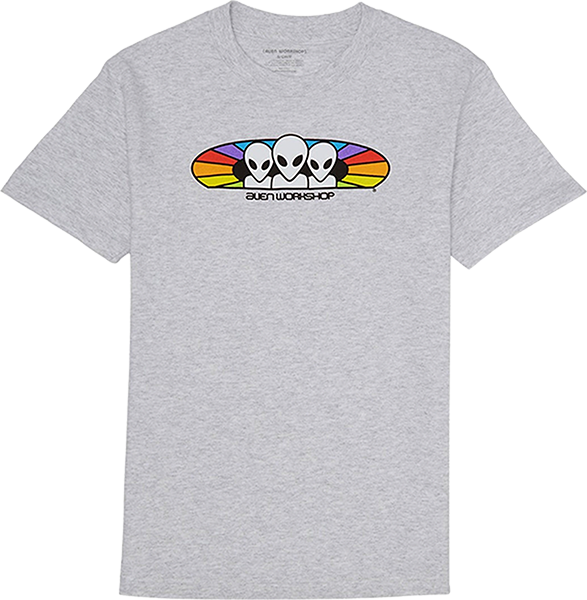 ALIEN WORKSHOP SPECTRUM SS TSHIRT MEDIUM HEATHER GREY