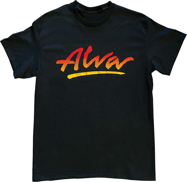 ALVA OG FLAME LOGO SS TSHIRT XLARGE BLACK